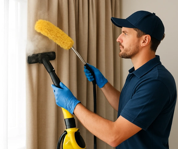 Trusted residential curtain cleaning technician Matty Curtain Cleaning hurstbridge-vic QLD